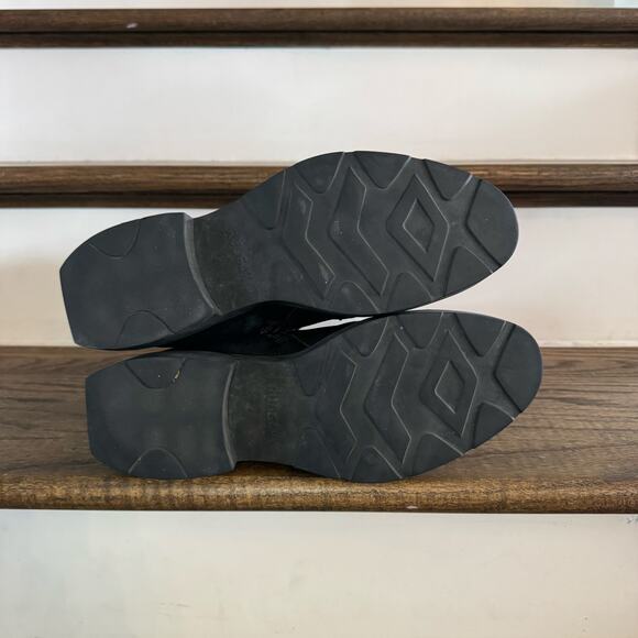 Rudsack Women's Leather Suede Combat Ankle Boots Black and Olive Size 10 - Picture 9 of 9